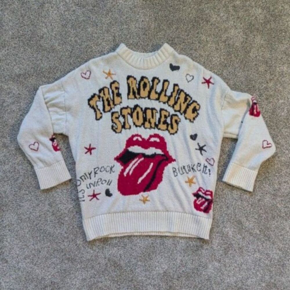 American Eagle The Rolling Stones Knit Sweater